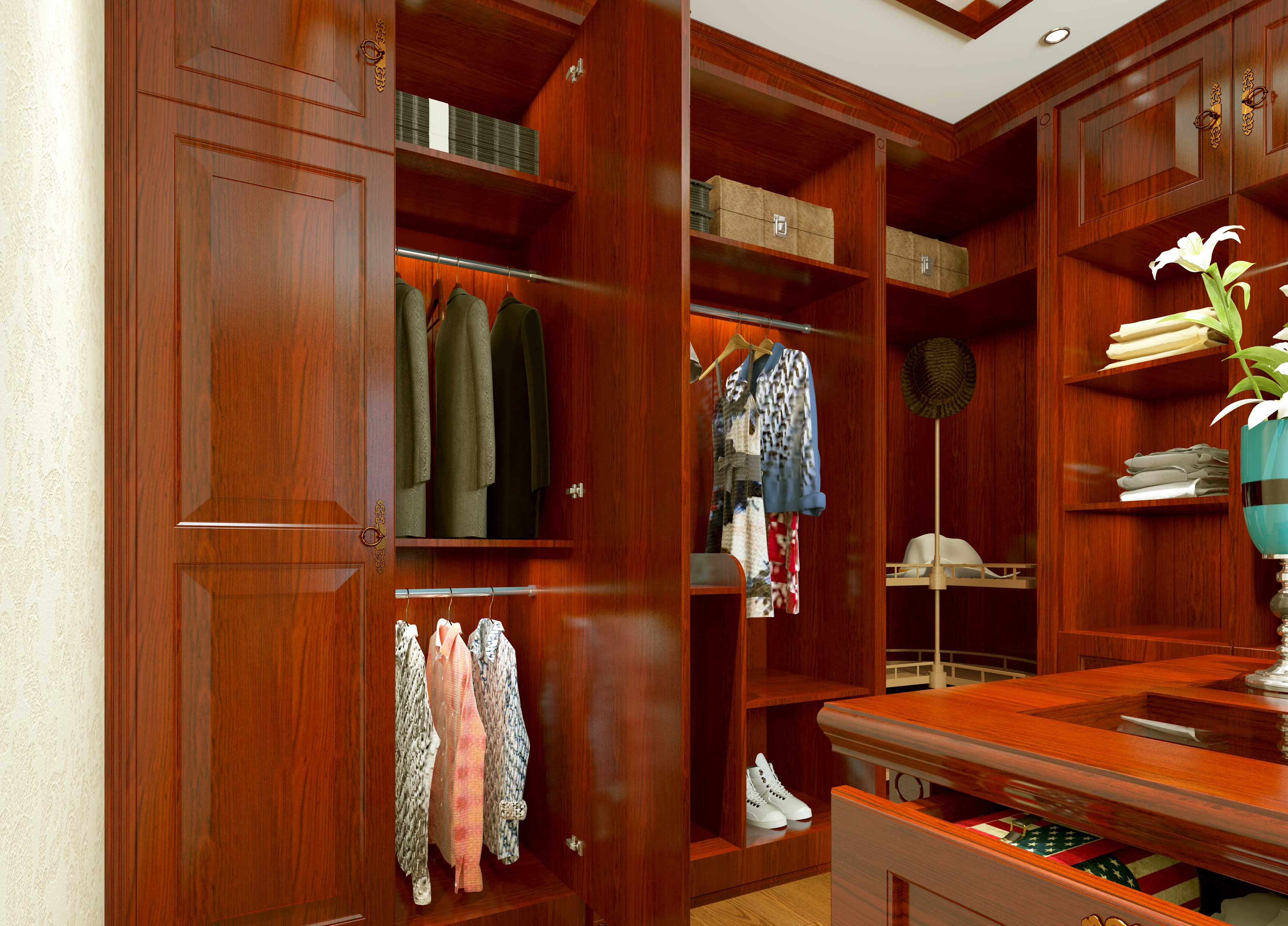 China Melamine Wardrobe