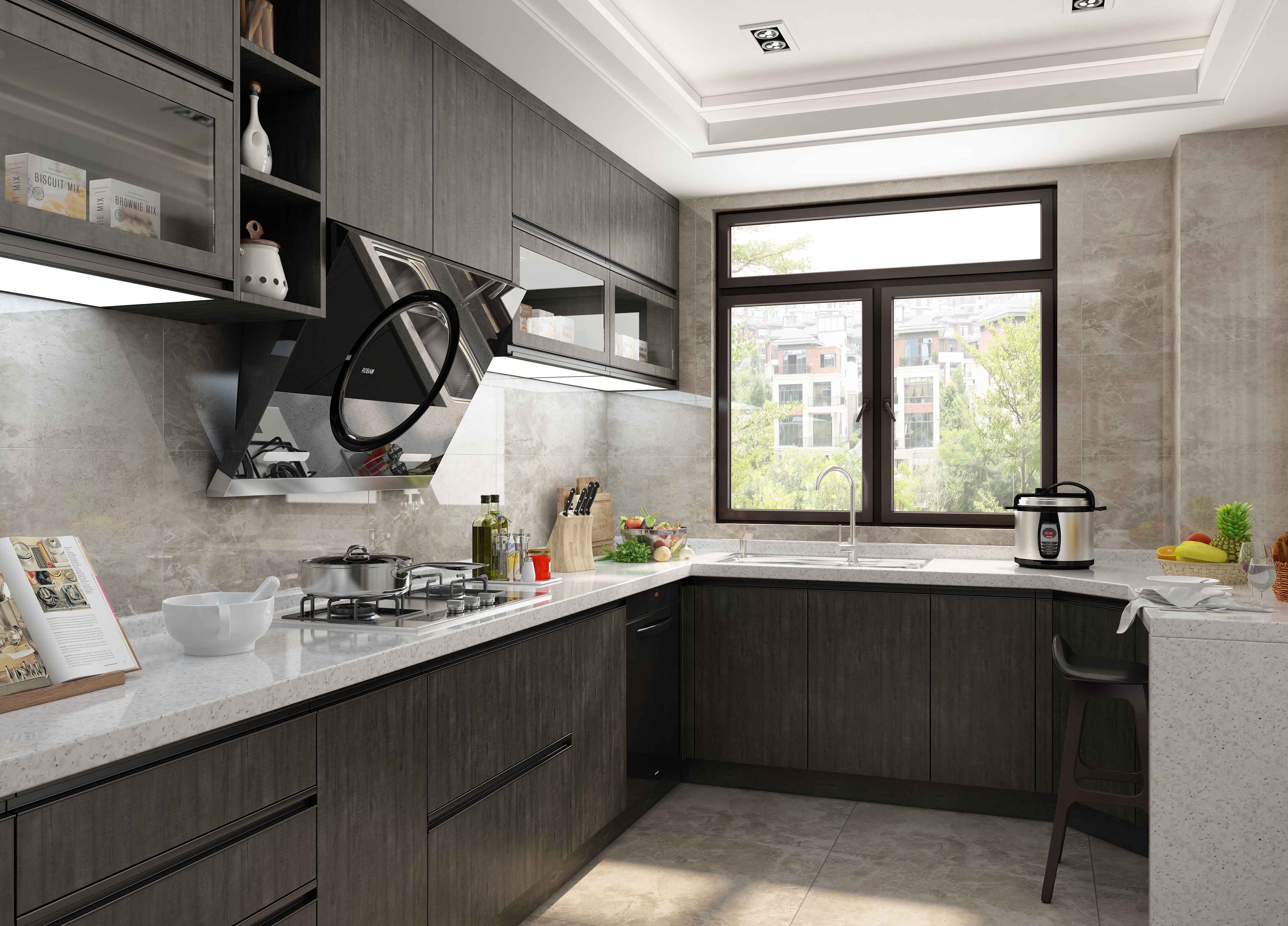 China Laminate Kitchen HM1007 H18907