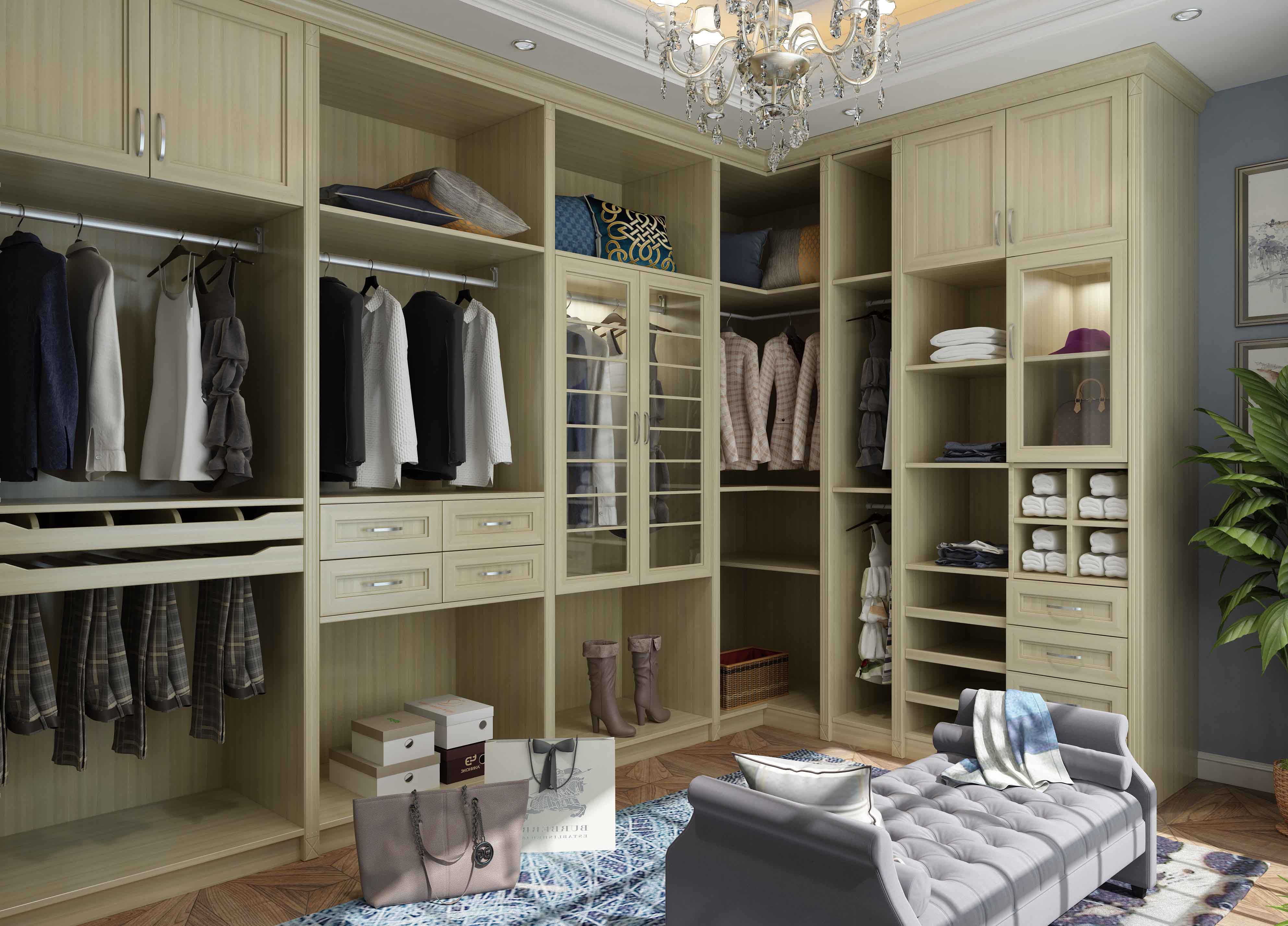 غرفة نوم حديثة تخزين الدولاب Modern Bedroom Storage Armoire