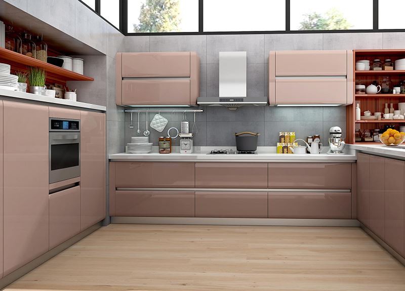 champagne color high glosslacquer kitchen cabinet champagne color high glosslacquer kitchen cabinet