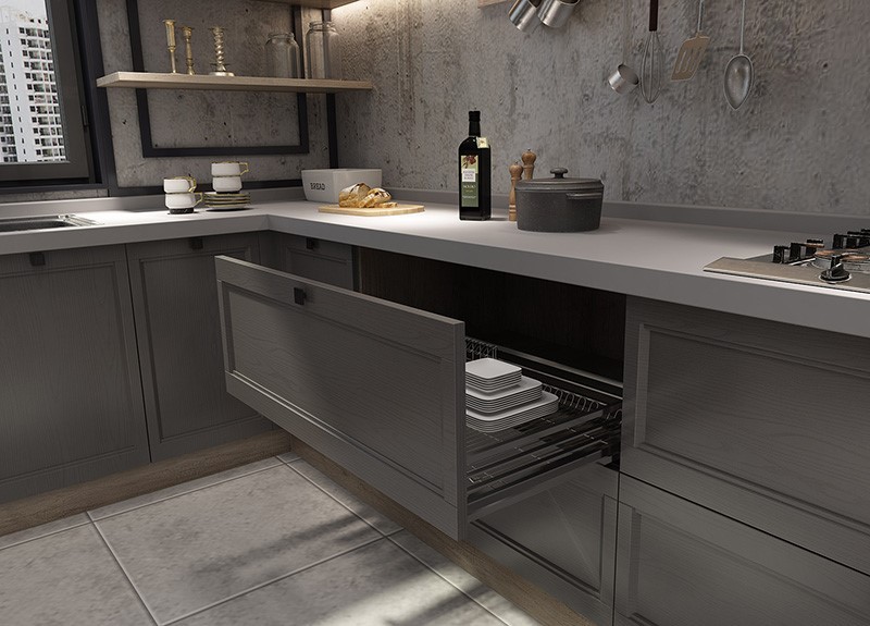 PVC Shaker Custom Kitchen Cabinets PVC Shaker Custom Kitchen Cabinets