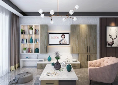 تصميم خزانة المنزل على الطراز الحديث