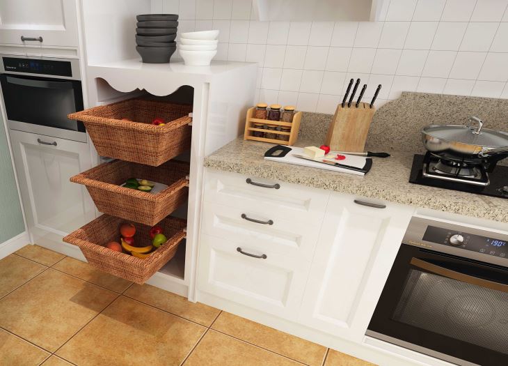 PVC Membrane Kitchen Cabinetry
