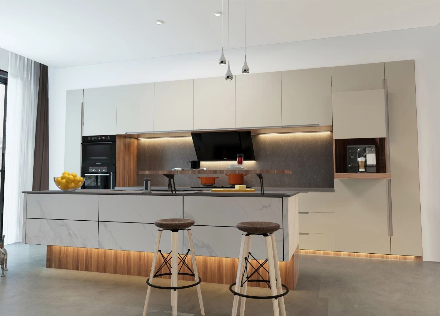 ما هي جزيرة المطبخ العائمة؟