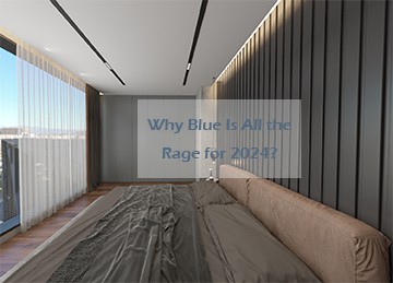 من المقرر أن يكون اللون الأزرق هو اللون الأكثر شعبية لعام 2024